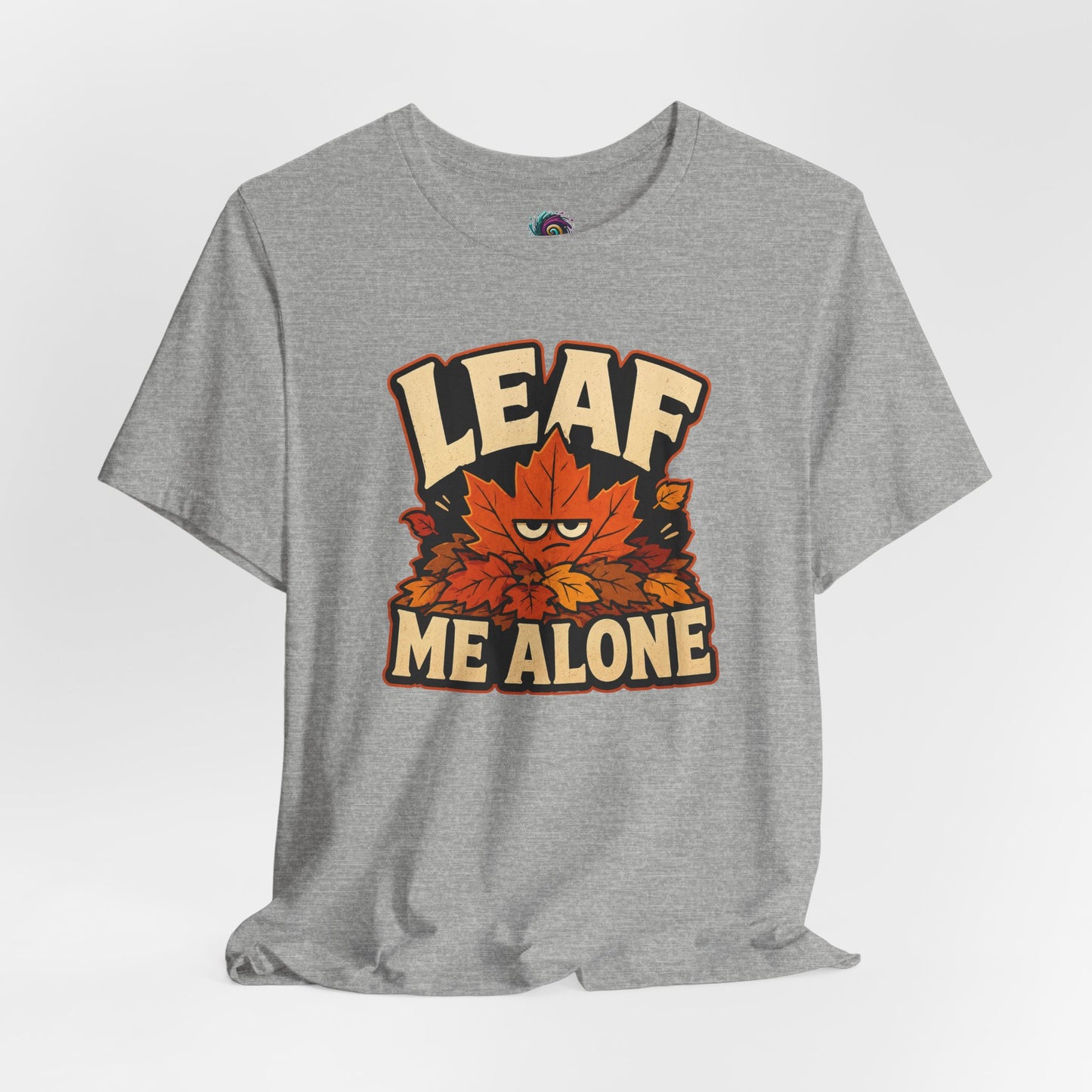 Leaf Me Alone T-Shirt – Funny Fall Introvert Leaves Tee