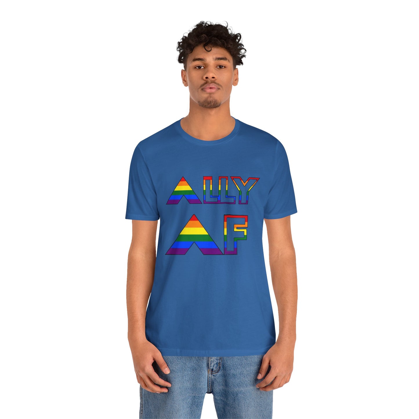 Ally AF Pride Tee – Bold LGBTQ+ Support Shirt for Loud Allies