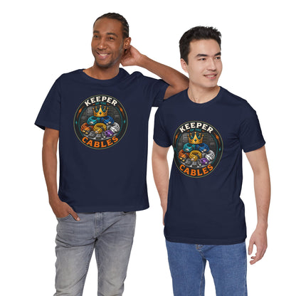 Keeper of the Cables T-Shirt – Funny Tech Dad Cable Tee
