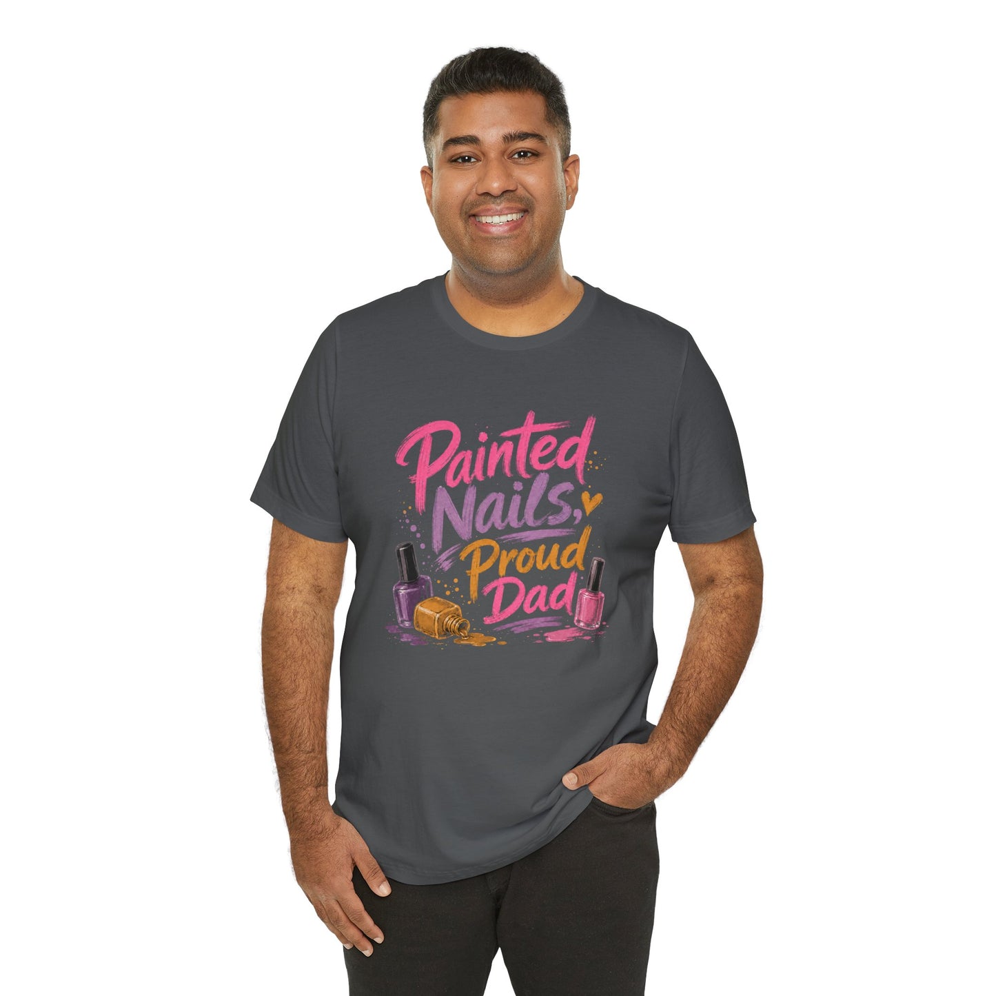 Painted Nails Proud Dad T-Shirt – Girl Dad Father’s Day Tee