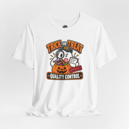 Trick-or-Treat Quality Control T-Shirt – Funny Halloween Candy Tee