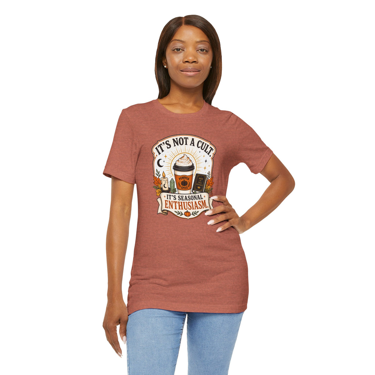 It’s Not a Cult Pumpkin Spice T-Shirt – Funny Fall Tee