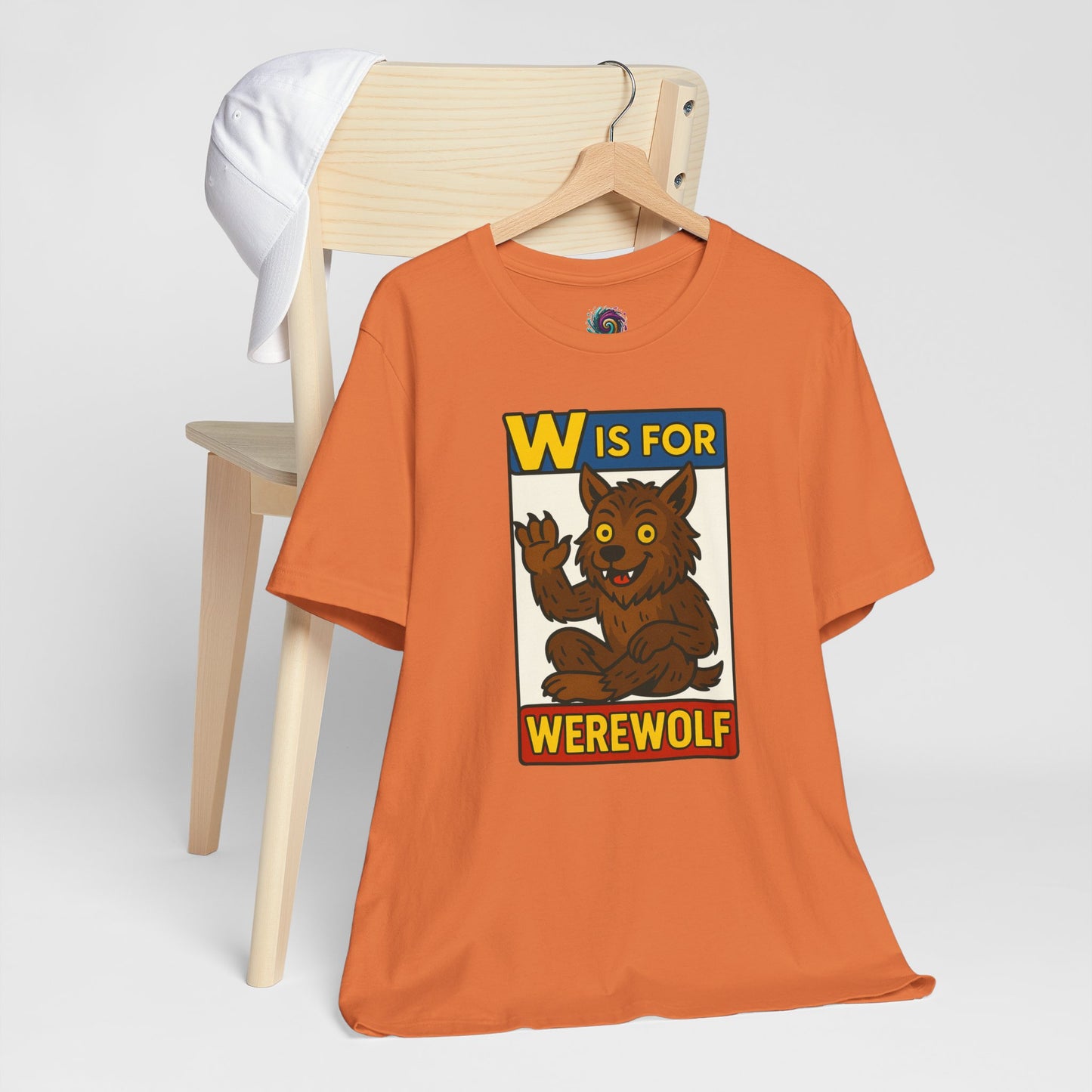 W Is for Werewolf T-Shirt – Cute Werewolf Shirt from Monster Alphabet