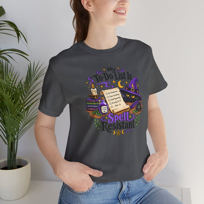 My To-Do List Is Spell Resistant T-Shirt – Funny Witchy ADHD Tee