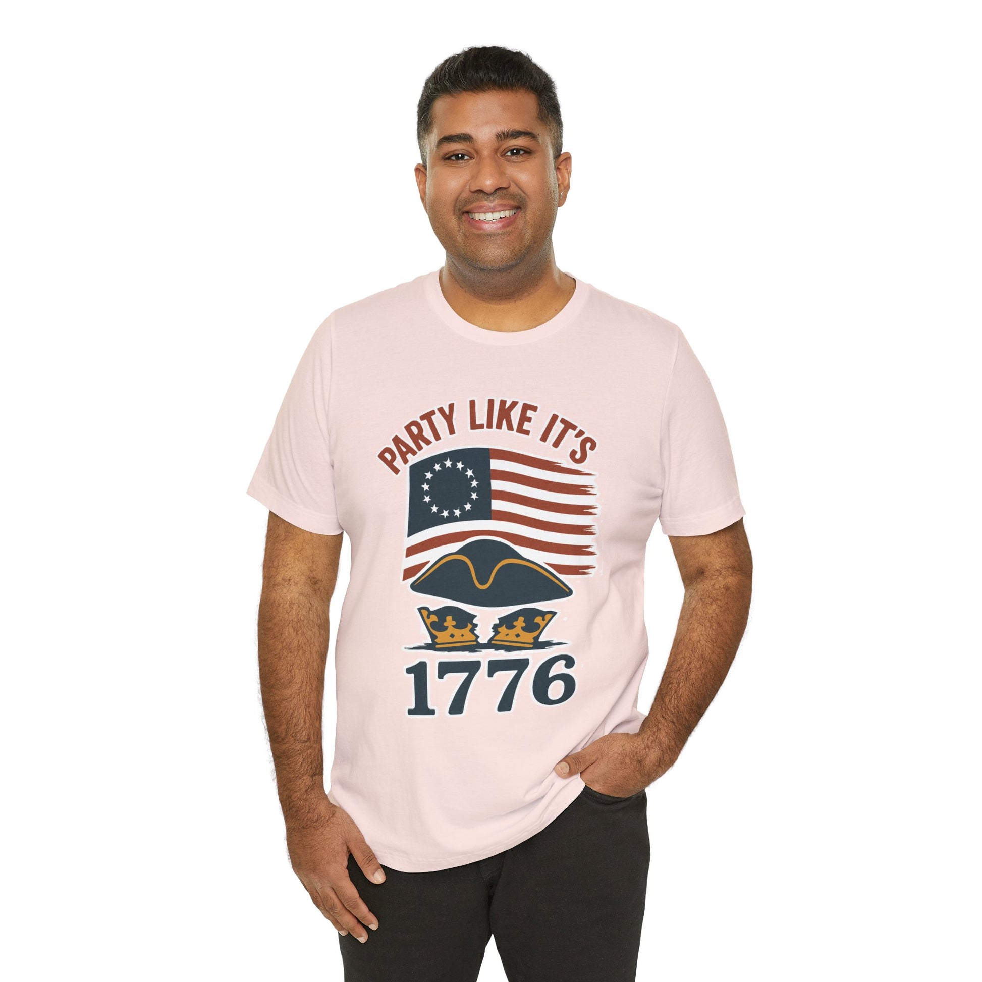Party Like It’s 1776 T-Shirt – Revolutionary Spirit USA Tee - WhimSpin - https://whimspin.com