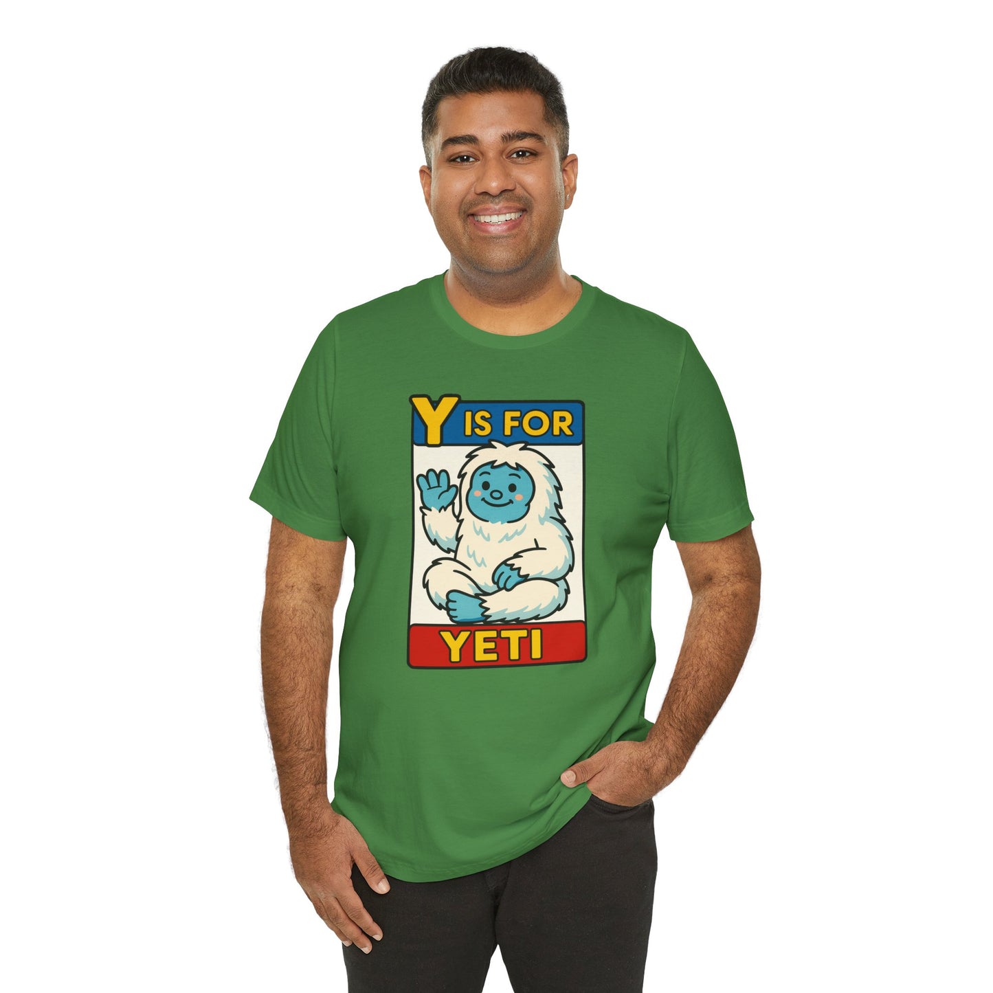 Y Is for Yeti T-Shirt – Cute Winter Monster Tee from the Monster Alphabet Series