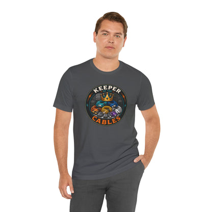 Keeper of the Cables T-Shirt – Funny Tech Dad Cable Tee