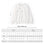Sweatshirt size chart with imperial and metric measurements