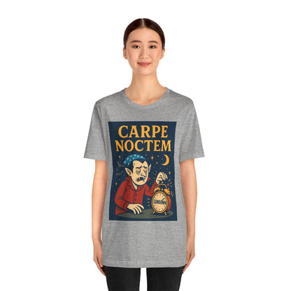 Carpe Noctem Vampire T-Shirt – Funny Halloween Tee for Night Owls
