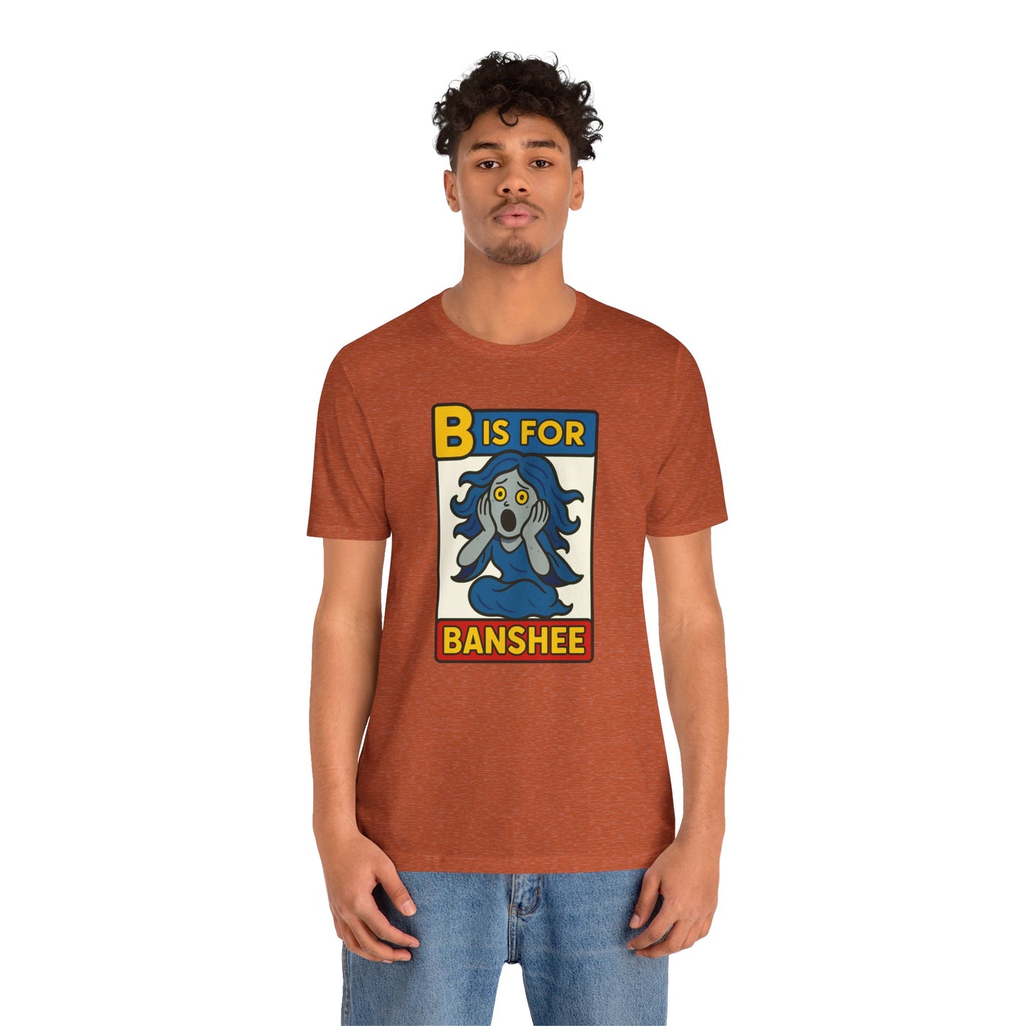 B is for Banshee T-Shirt – Funny Halloween Legend Alphabet Tee