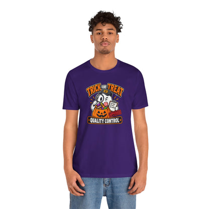 Trick-or-Treat Quality Control T-Shirt – Funny Halloween Candy Tee