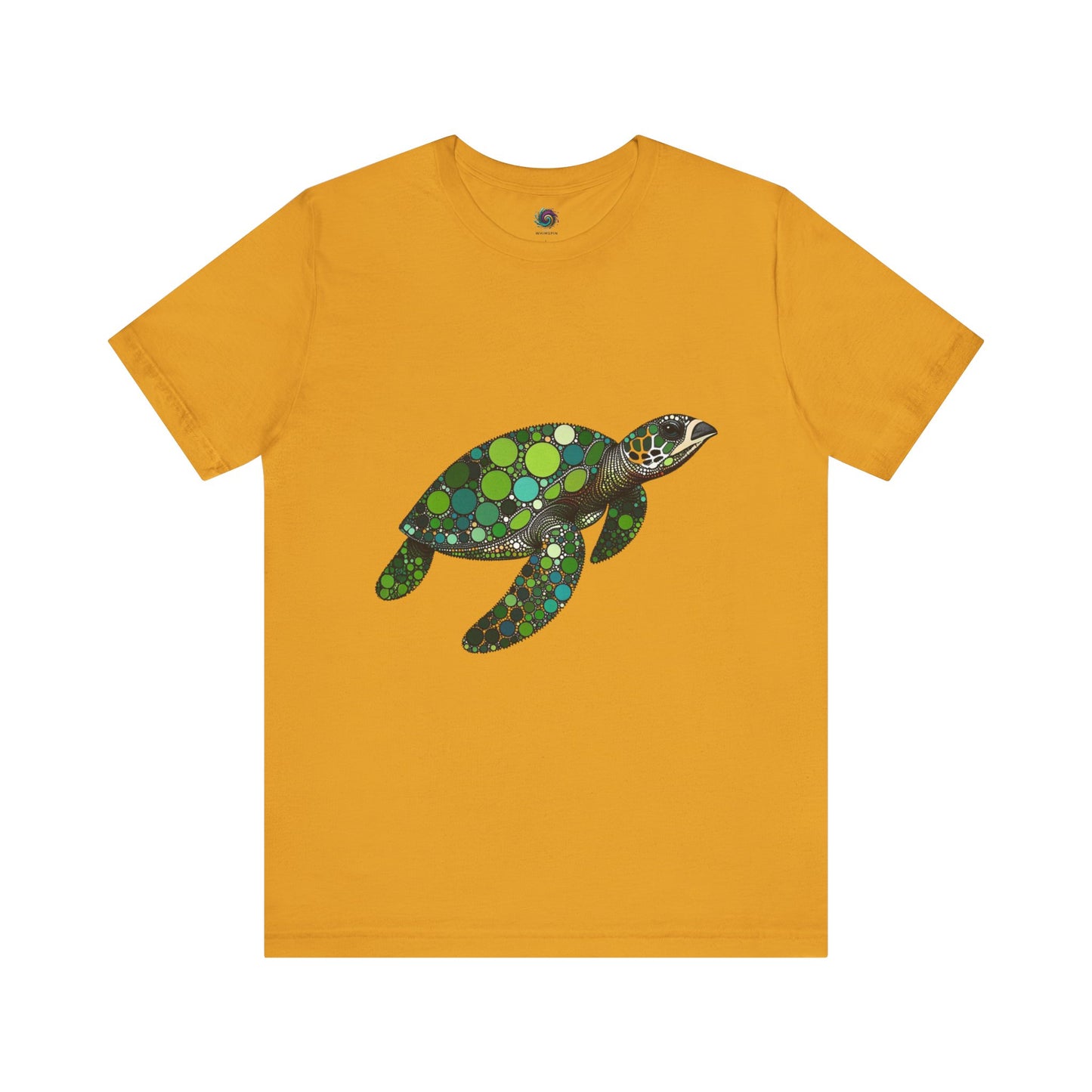 Geometric Sea Turtle T-Shirt – Eco Ocean Vibes Graphic Tee - WhimSpin - https://whimspin.com