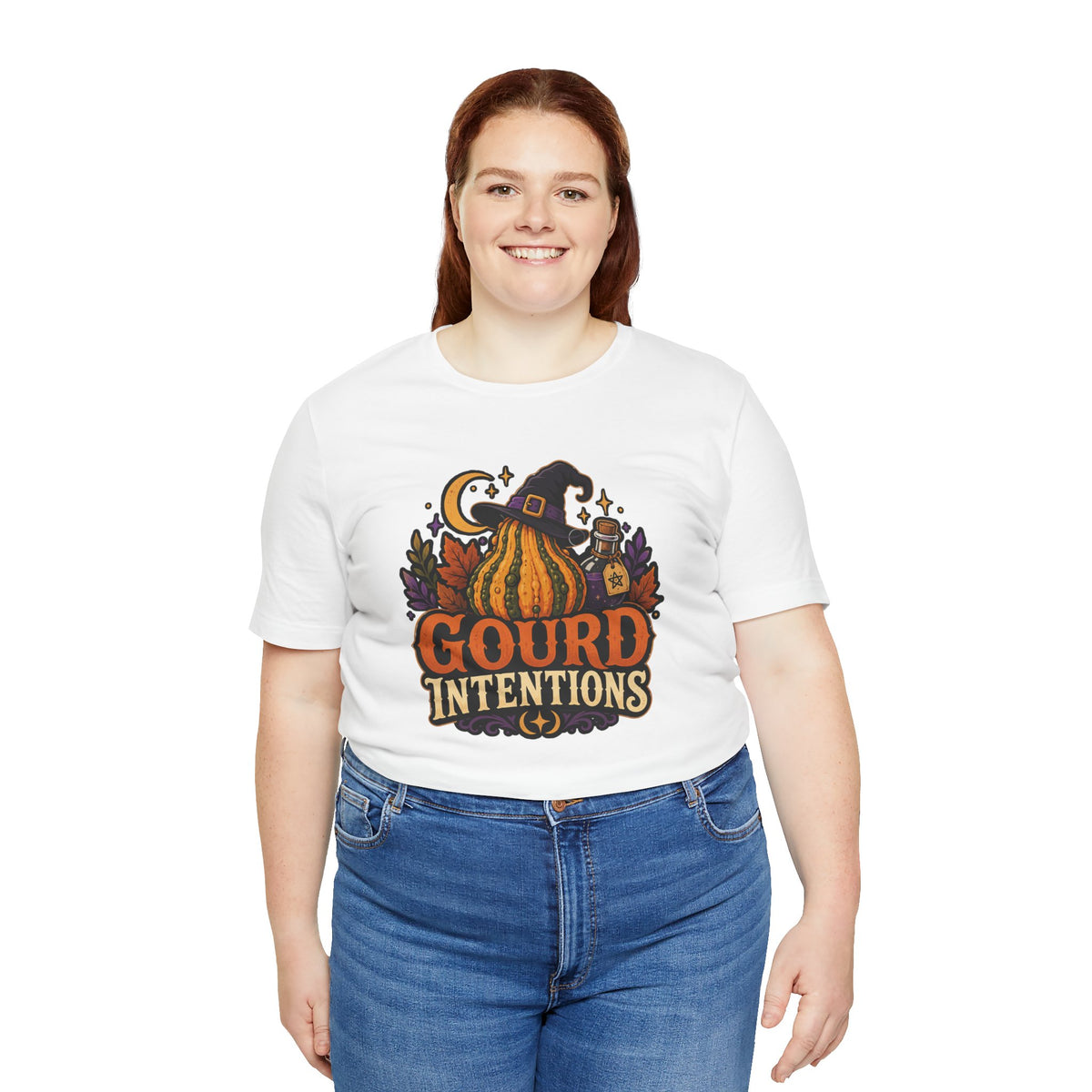 Gourd Intentions T-Shirt – Funny Witchy Fall Pumpkin Tee
