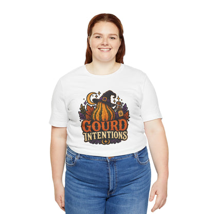 Gourd Intentions T-Shirt – Funny Witchy Fall Pumpkin Tee