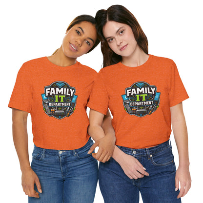 Family IT Department T-Shirt – Funny Household Tech Support Tee
