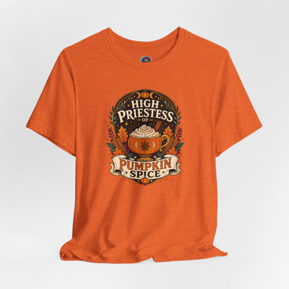 High Priestess of Pumpkin Spice T-Shirt – Funny Fall Tee