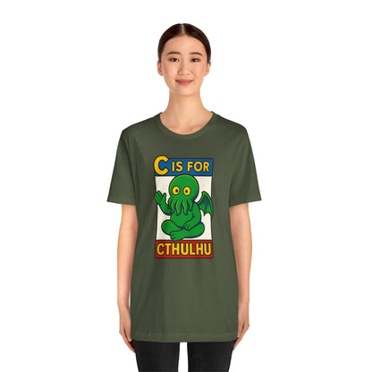 C is for Cthulhu Graphic Tee – Funny Cthulhu Shirt