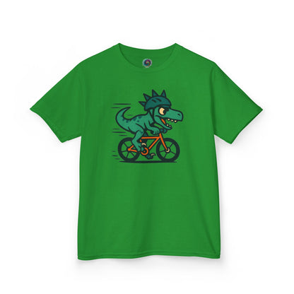 Kids Velociraptor Bike T-Shirt – Funny Dino Velo Tee