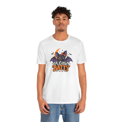 A Little Batty T-shirt - Cute Funny Halloween Bat Tee