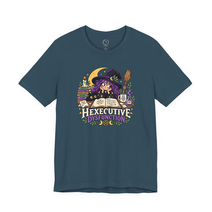 Hexecutive Dysfunction T-Shirt - Funny Witchy ADHD Humor Tee