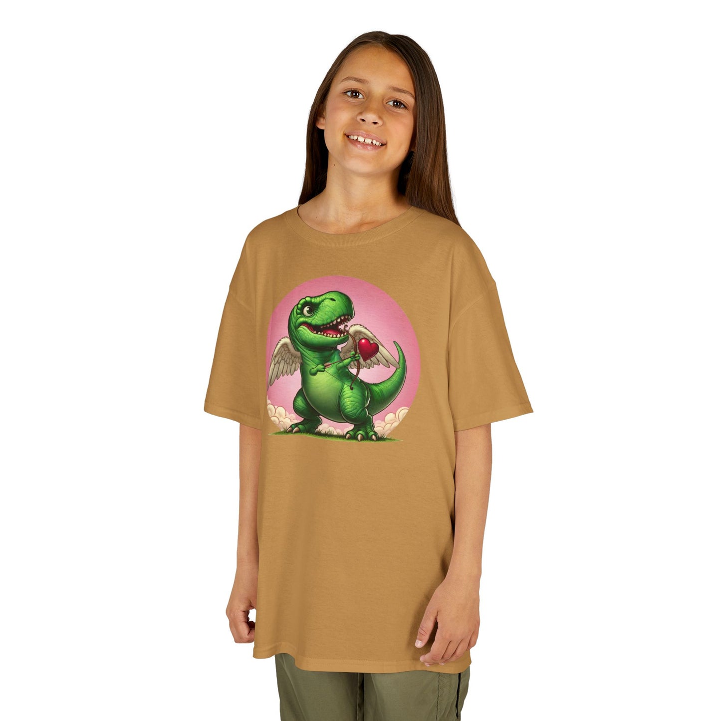 Cupidsaurus Rex Kids T-Shirt – Cute Dinosaur Valentine’s Day Tee for Kids
