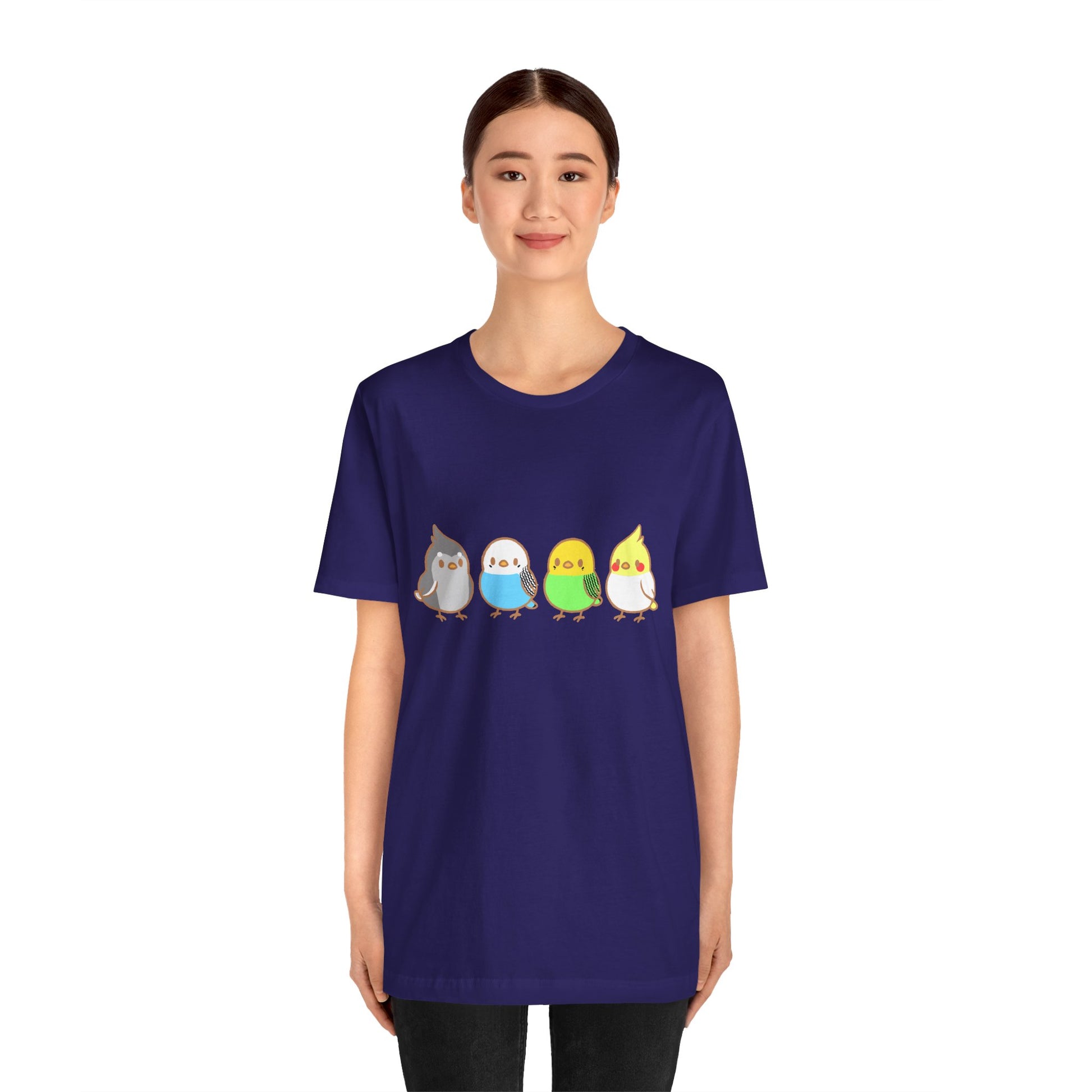 Chirpy Flock Bird T-Shirt – Cute Tee for Animal Lovers - WhimSpin - https://whimspin.com