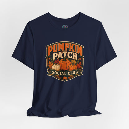 Pumpkin Patch Social Club T-Shirt – Fall Pumpkin Tee