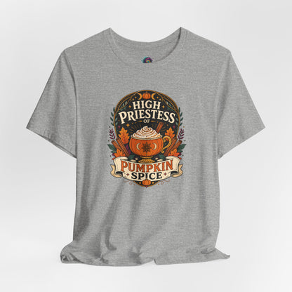 High Priestess of Pumpkin Spice T-Shirt – Funny Fall Tee