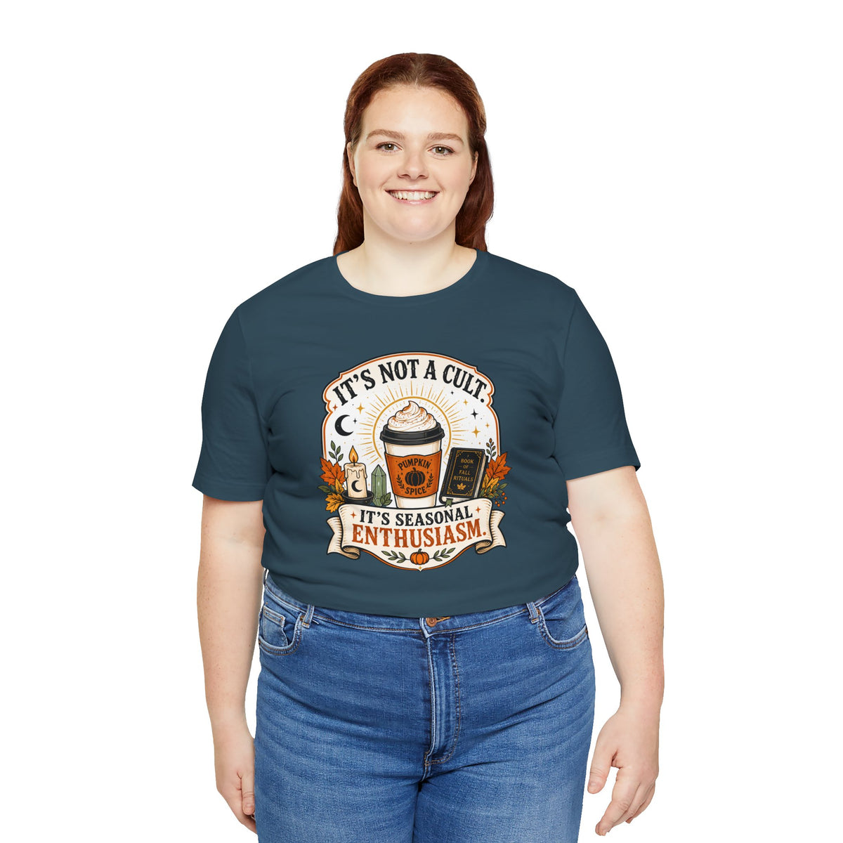 It’s Not a Cult Pumpkin Spice T-Shirt – Funny Fall Tee