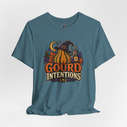 Gourd Intentions T-Shirt – Funny Witchy Fall Pumpkin Tee