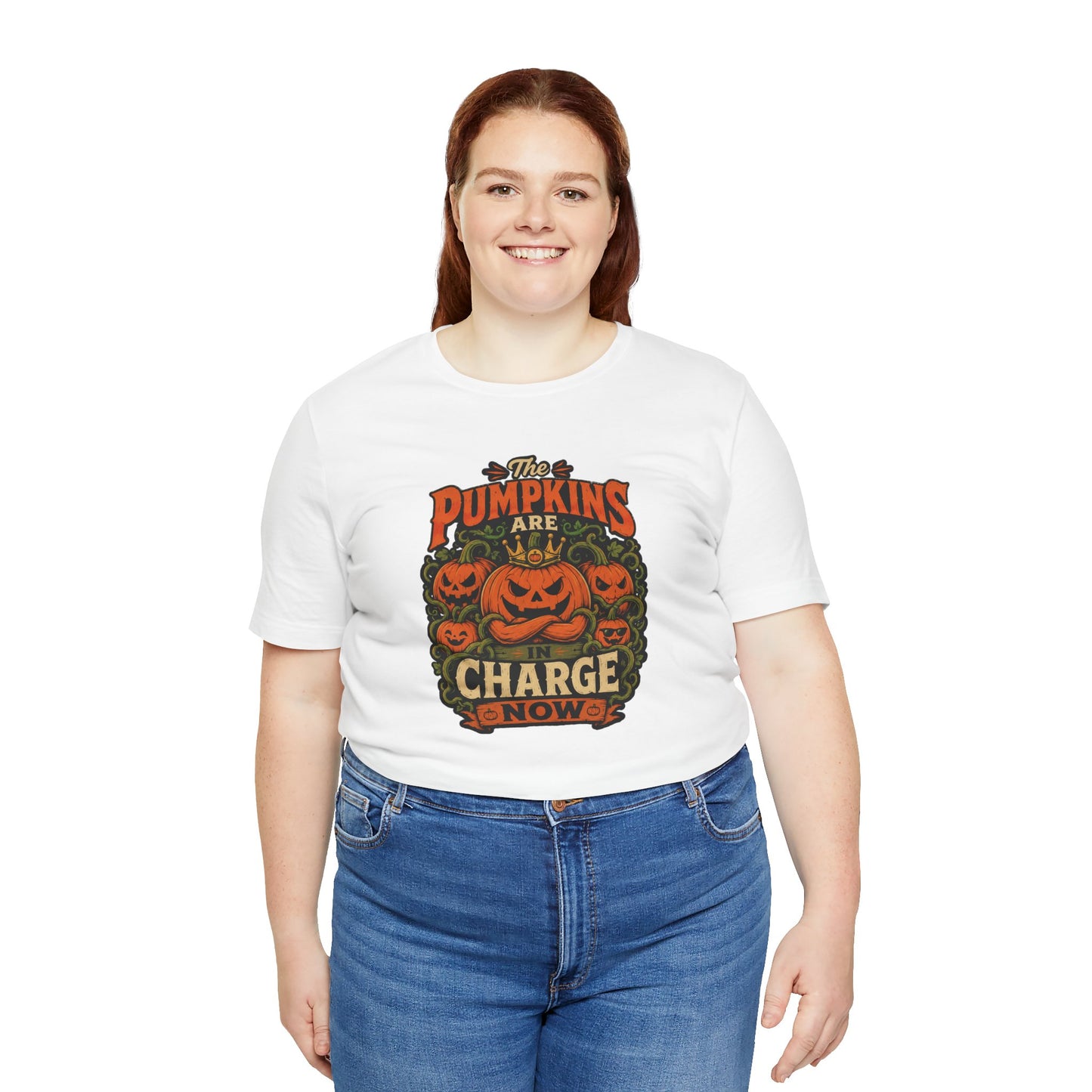 The Pumpkins Are in Charge Now T-Shirt – Funny Halloween Fall Tee