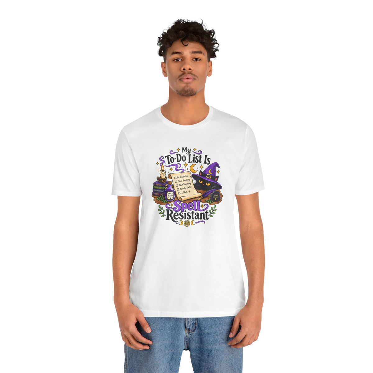 My To-Do List Is Spell Resistant T-Shirt – Funny Witchy ADHD Tee
