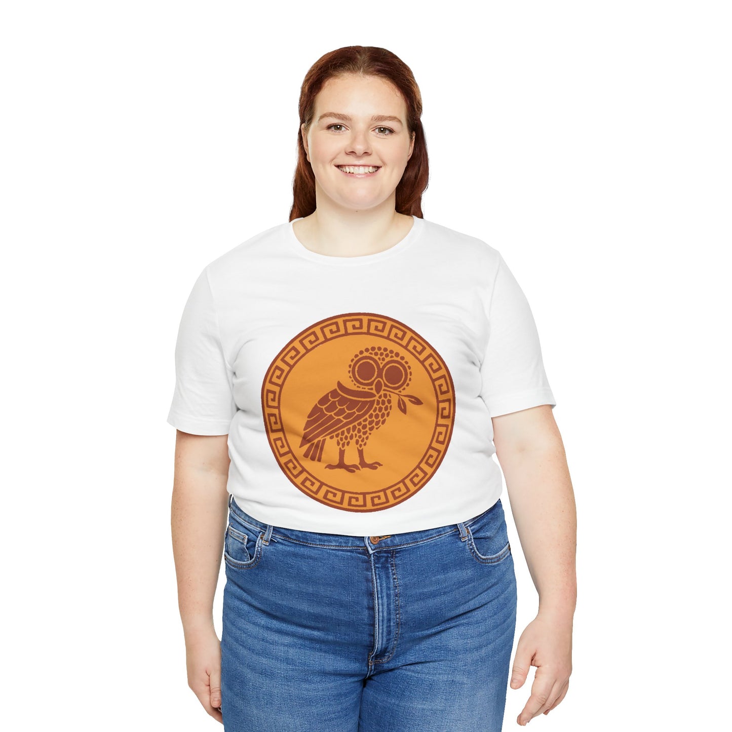 Athena’s Owl T-Shirt – Greek Mythology Bird Tee