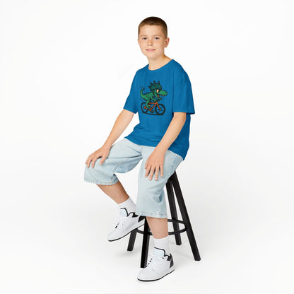 Kids Velociraptor Bike T-Shirt – Funny Dino Velo Tee