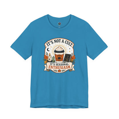 It’s Not a Cult Pumpkin Spice T-Shirt – Funny Fall Tee