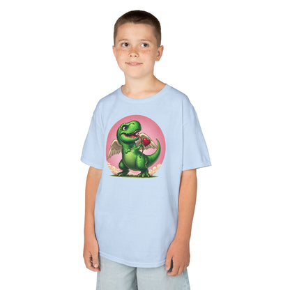 Cupidsaurus Rex Kids T-Shirt – Cute Dinosaur Valentine’s Day Tee for Kids