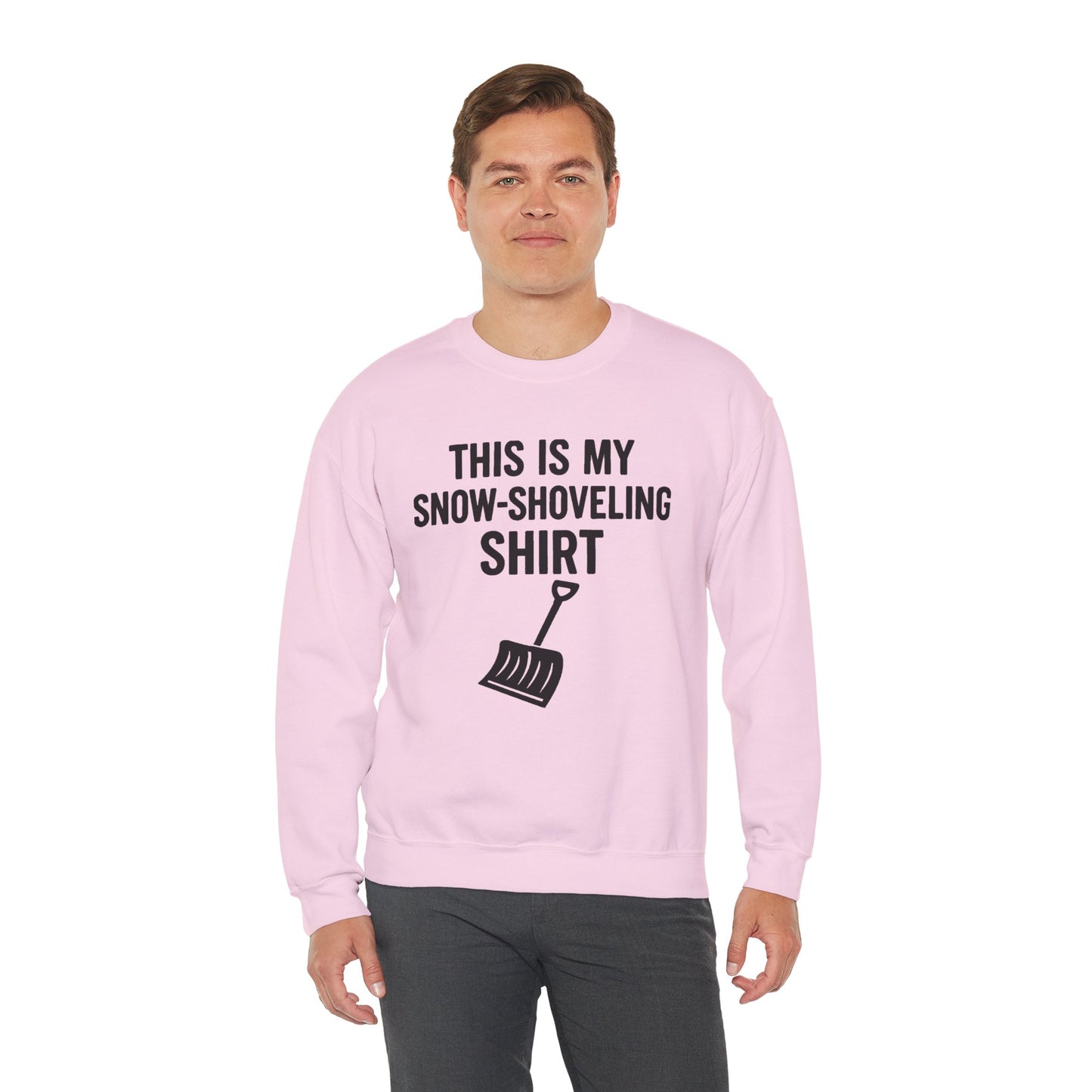 This Is My Snow-Shoveling Shirt – Funny Winter Chore Sweatshirt
