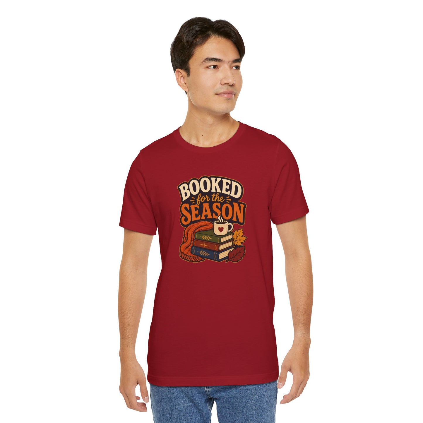 Booked for the Season T-Shirt – Cozy Fall Book Lover Tee