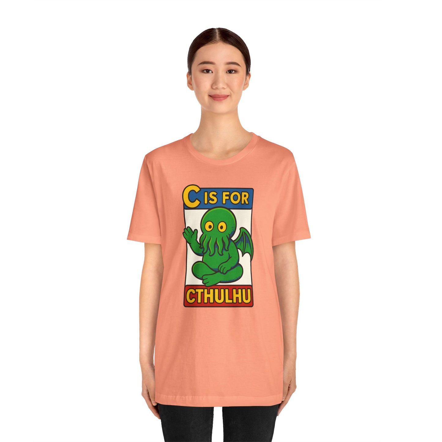 C is for Cthulhu Graphic Tee – Funny Cthulhu Shirt
