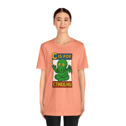 C is for Cthulhu Graphic Tee – Funny Cthulhu Shirt