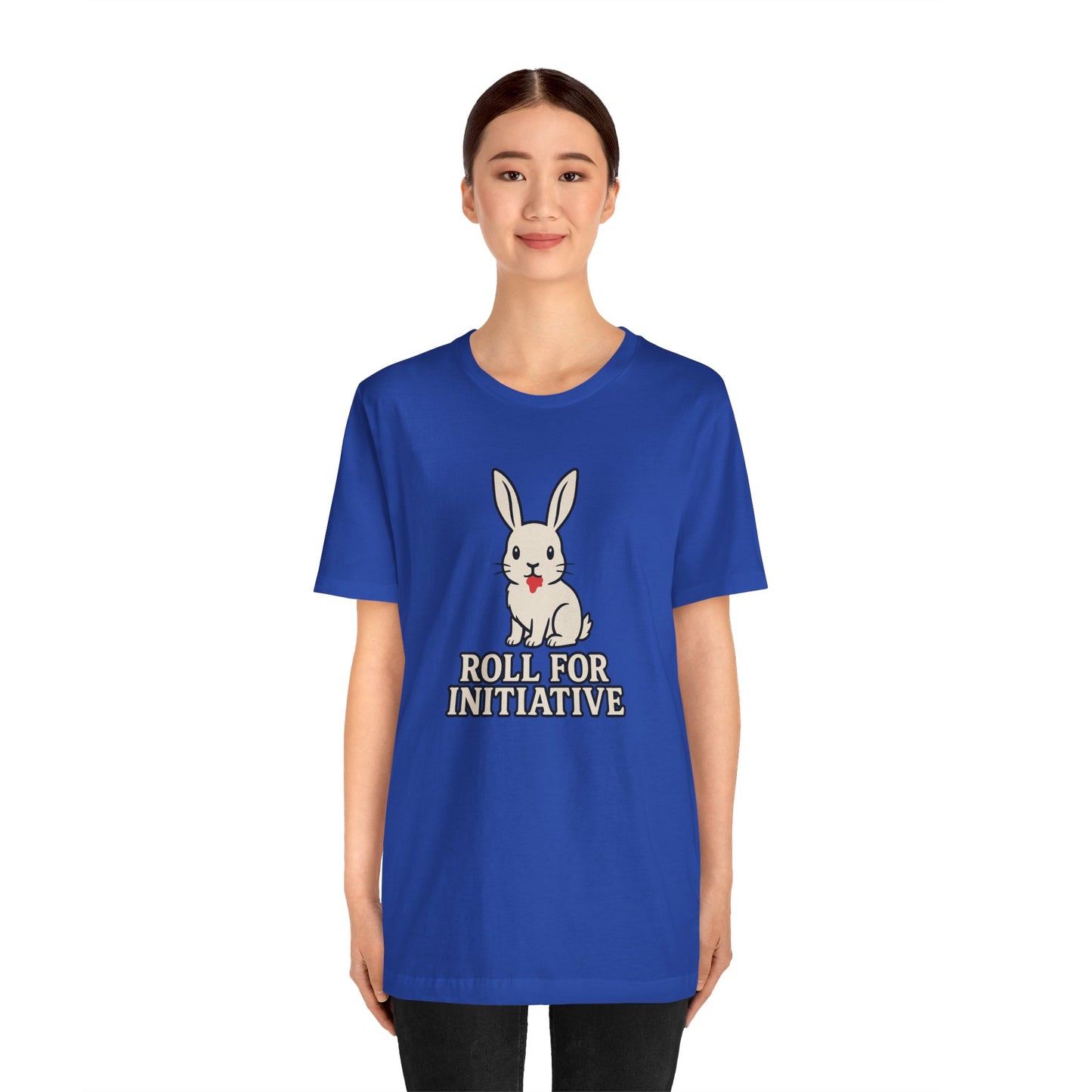 Roll for Initiative T-Shirt – Killer Bunny Humor Gaming Tee