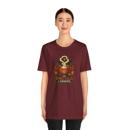 The Spice Calls I Answer T-shirt - WItchy Pumpkin Spice Fall Tee