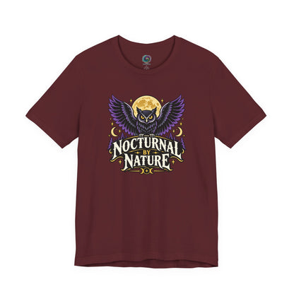 Nocturnal by Nature T-Shirt – Moonlit Owl Graphic Tee