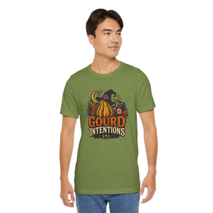 Gourd Intentions T-Shirt – Funny Witchy Fall Pumpkin Tee