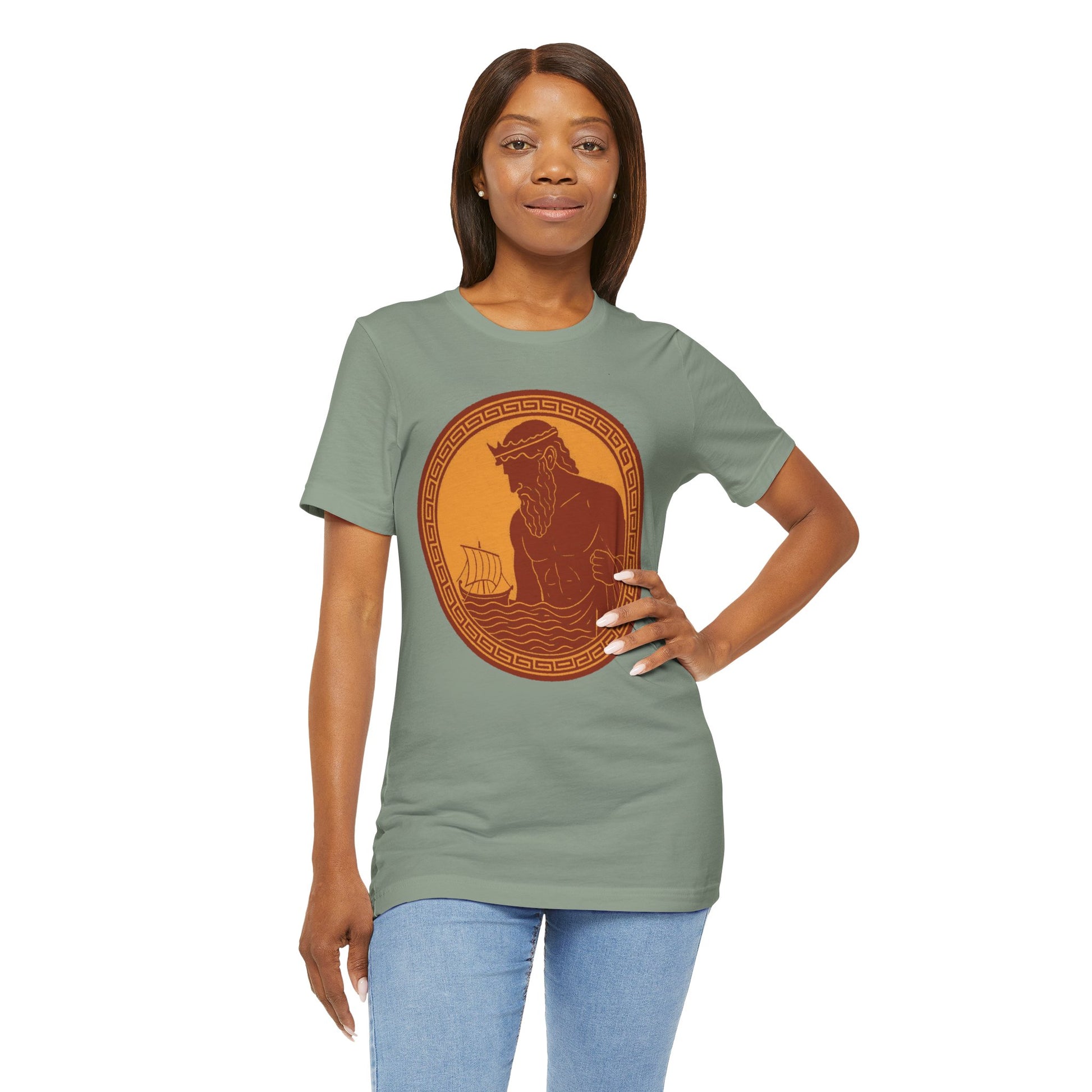 Poseidon Epic T-Shirt – Greek Mythology Ocean God Tee - WhimSpin - https://whimspin.com
