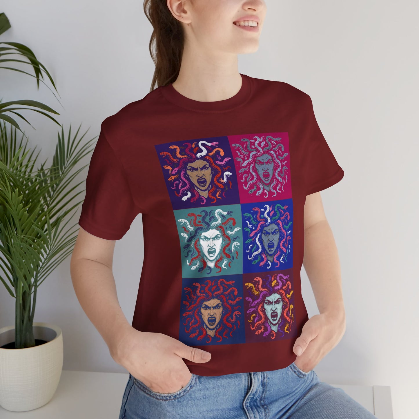The Female Gaze Medusa T-Shirt – Feminist Pop Art Tee