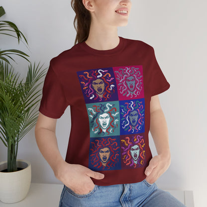 The Female Gaze Medusa T-Shirt – Feminist Pop Art Tee