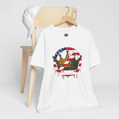 No Kings Protest T-Shirt – Anti-Authoritarian Democracy Graphic Tee
