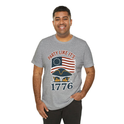 Party Like It’s 1776 T-Shirt – Revolutionary Spirit USA Tee - WhimSpin - https://whimspin.com