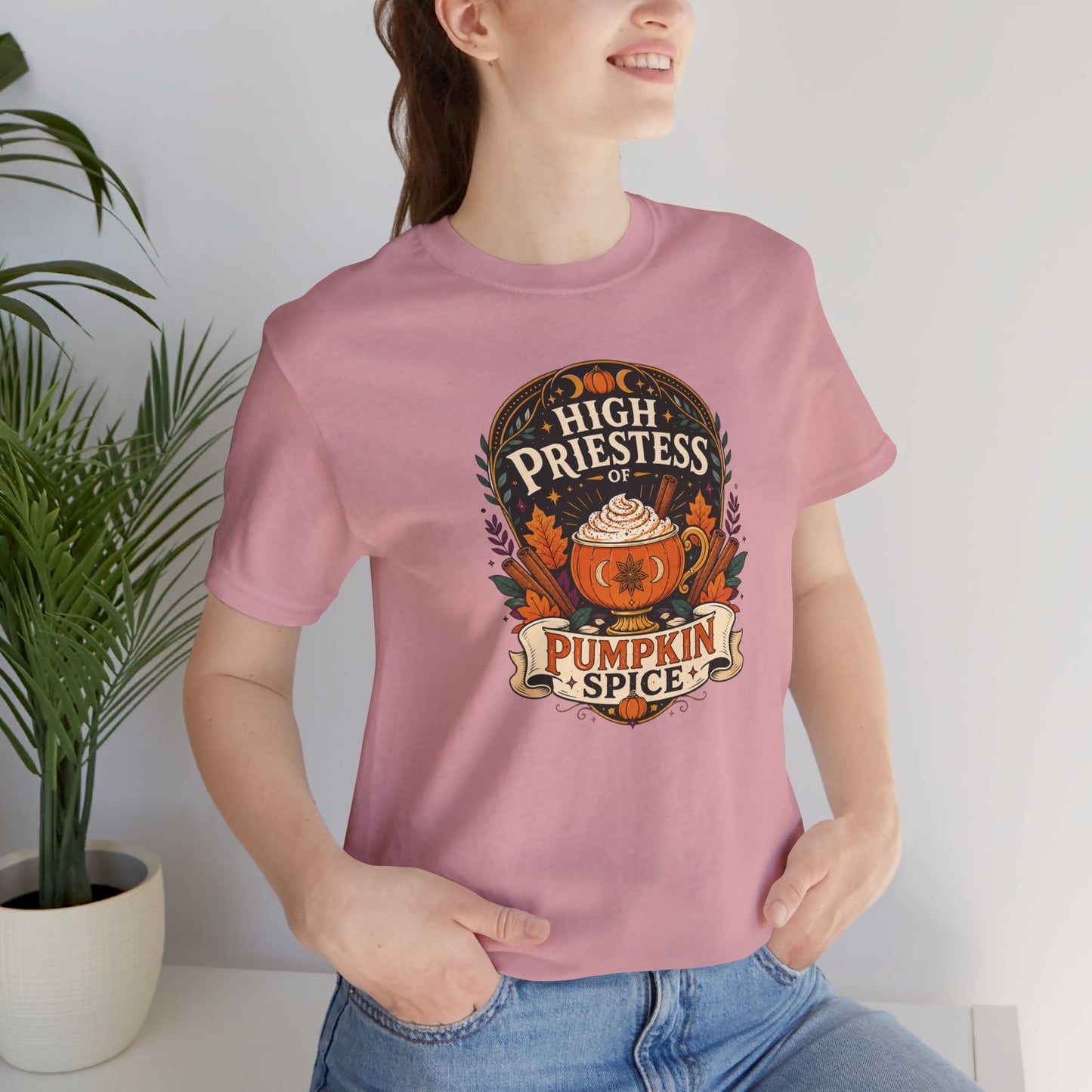High Priestess of Pumpkin Spice T-Shirt – Funny Fall Tee